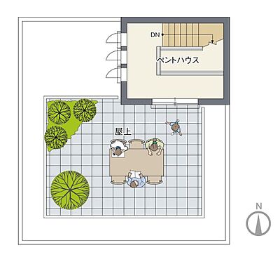 へーベルハウスヘーベルハウス|吉島展示場の間取り図4
