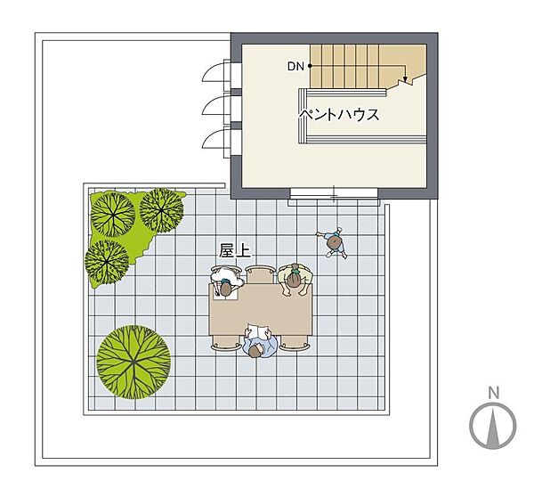 へーベルハウスヘーベルハウス|吉島展示場の間取り図4