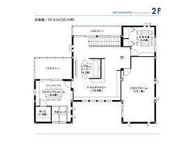 セキスイハイム武蔵野・吉祥寺パルフェ展示場の間取り図2