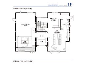 セキスイハイム浜田山パルフェ展示場の間取り図1
