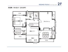 セキスイハイム小金井府中パルフェ展示場の間取り図2
