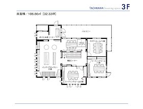 セキスイハイム立川デシオ展示場の間取り図3