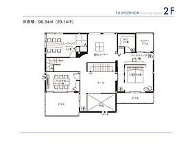 セキスイハイム富士吉田パルフェ展示場の間取り図2