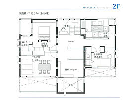 セキスイハイム幕張パルフェ展示場の間取り図2