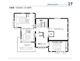 セキスイハイム浦和東デシオ展示場の間取り図2