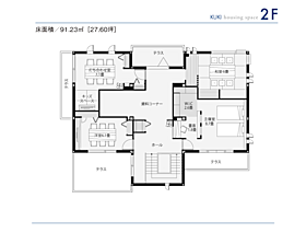 セキスイハイム久喜パルフェ展示場の間取り図2